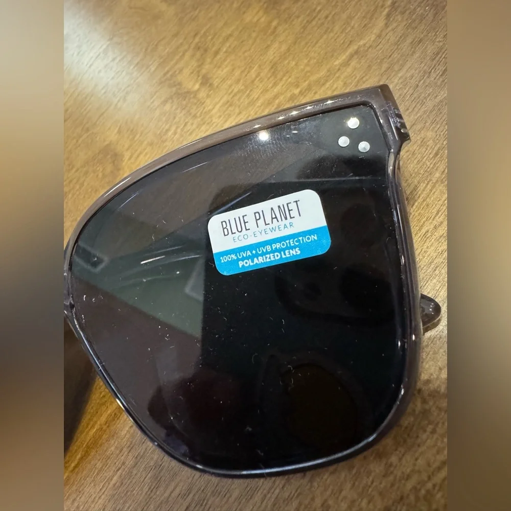 Blue Planet Eyewear recycled plastic polarized sunglasses NWT